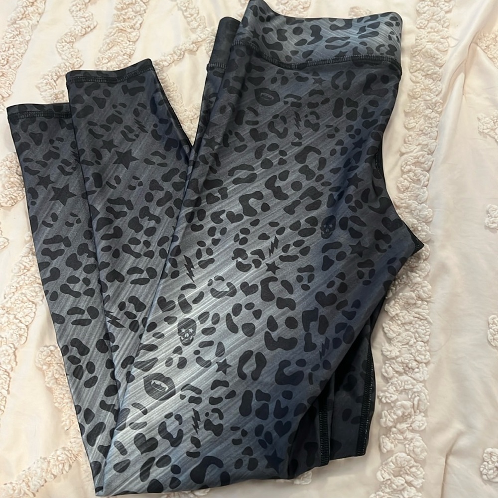 New Terez leggings skull and lips xl